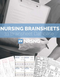 Nursing Brainsheet Database : 33 Brainsheet Database
